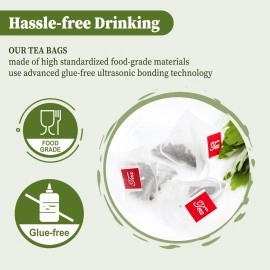 FullChea - Mugwort Tea Bag 40 Teabags, 1.5g/bag - 100% Pure Natural Artemisia Vulgaris Herbal Tea - Rich In Antioxidants