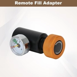 Pilipane CO2 Tank Refill Adapter Connector Kit, CO2 Adapter for Soda Stream Water Maker with 3000psi Pressure Gauge, Soda Water Cylinder CO2 Refill Connector Adapter Accessories