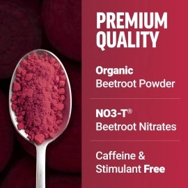 Force Factor Total Beets Superfood Beet Root Powder 2-Pack, Nitrates to Support Circulation, Blood Flow, Nitric Oxide, Energy, Endurance, Stamina, Cardiovascular Heart Health Supplement, 60 Servings