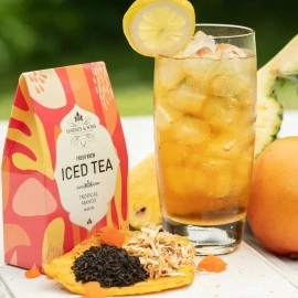 Harney & Sons Tropical Mango Fresh Brew Iced Tea, Three 2-quart bags