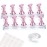 MISSELF Nail Stand with Putty for Painting Nails Fake False Press ons, Acrylic Nail Art Practice Stands with Extra Crystal Base Magnetic Reusable 2 Sets