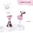 MISSELF Nail Stand with Putty for Painting Nails Fake False Press ons, Acrylic Nail Art Practice Stands with Extra Crystal Base Magnetic Reusable 2 Sets