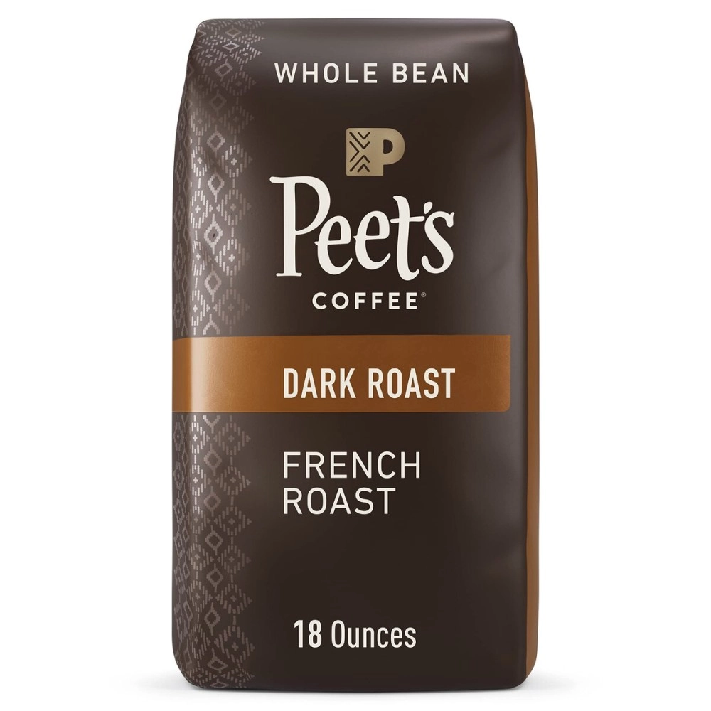 Peet\'s Coffee, Dark Roast Whole Bean Coffee - French Roast 18 Ounce Bag