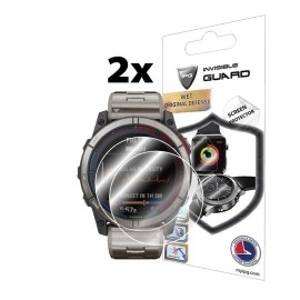 IPG for Garmin quatix 7X Solar Edition Smartwatch Watch Screen Protector (2 Units) Invisible Ultra HD Clear Film Anti Scratch Guard-Smooth/Self-Healing/Bubble -Free for quatix 7X Solar