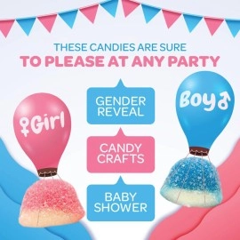 FUNTASTY Strawberry Puffy Gummy Candy - Bulk Pack 2 Pounds - Pink Sweets