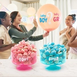 FUNTASTY Strawberry Puffy Gummy Candy - Bulk Pack 2 Pounds - Pink Sweets