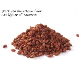 ULTHMOK Premium Dried Sea Buckthorn Berries 8 Oz/227g.Natural & No Additives Sea Buckthorn Tea,,Hand Picked Whole Berry Fruit.