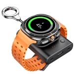Phelinta Watch Charger for Galaxy Watch 7 Ultra, 1800mAh Portable Charger for Samsung Galaxy Watch 7/Ultra/6/6 Classic/5/5 Pro/4/3/Active 2, for Samsung Gear S3/Sport Watch Charger with Keychain