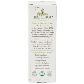 Matcha Kari Green Tea Powder Single Serving Sticks, Dr. Weil\'s Ceremonial Organic Powder Singles Packets - Individual Tea Packets (6)