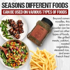 Fusion Select 6 Oz Shichimi Togarashi Seasoning - Japanese 7 Spice Japanese Seasoning Japanese Chili Powder