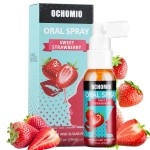 Ochomio Numbing Spray Strawberry Flavored for ing Women Men, Numbs Throat and Relaxes Gag Reflex-1 oz