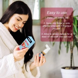 Ochomio Numbing Spray Strawberry Flavored for ing Women Men, Numbs Throat and Relaxes Gag Reflex-1 oz