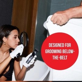 HAPPY NUTS The Ballber Groin Trimmer for Men Waterproof Rechargeable Ball Shaver for Men (The Ballber Pro), 1.0 count