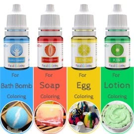 Food Coloring - 12 Color Vibrant Cake Food Coloring Set for Baking, Cooking, Decorating and Fondant - Upgraded Liquid Concentrated Icing Food Color Dye for DIY Treats and Crafts - .25 fl. oz. Each