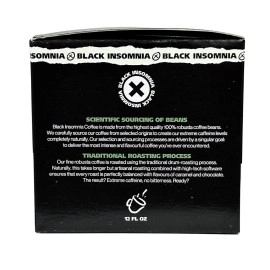 Black Insomnia Coffee Single Serve Pods For Use In Keurig Brewers - Strongest Coffee in the World - 12 Count