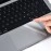 CaseBuy 2PCS MacBook Air M2 Trackpad Protector Cover for 2023 2022 MacBook Air 13.6 M2 Chip Model A2681 with Touch ID Clear Anti-Scratch Touch Pad Protector