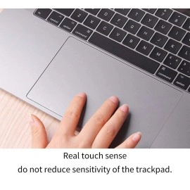 CaseBuy 2PCS MacBook Air M2 Trackpad Protector Cover for 2023 2022 MacBook Air 13.6 M2 Chip Model A2681 with Touch ID Clear Anti-Scratch Touch Pad Protector