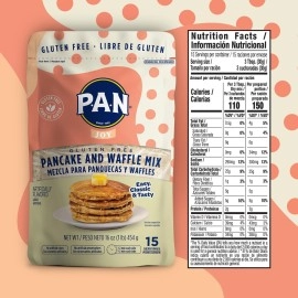 P.A.N. Pancake and Waffle Mix - Gluten Free 1 lb. (Pack of 1)