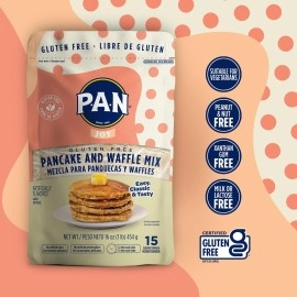 P.A.N. Pancake and Waffle Mix - Gluten Free 1 lb. (Pack of 1)