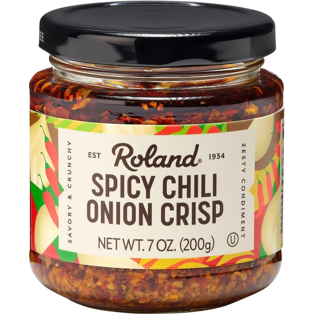 Roland Foods Spicy Chili Onion Crisp, 7 Ounce