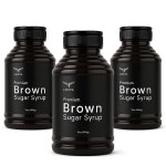 LOCCA Brown Sugar Boba Syrup, Black Sugar Coffee Syrup, Boba / Bubble Tea Syrup 12 Oz (Pack of 3)