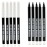 ELEMENT TATTOO SUPPLY Bold Tip Stencil Body Pen Markers for Freehand Drawing on Human Skin Purple Non-Toxic Long-Lasting Dot Marks Piercing Microblading Thick Line Pack of 5