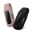 kwmobile 2x Clip Holders Compatible with Fitbit Inspire 3 / Inspire 2 / Ace 3 - Clip-On Holder Replacement Set - Black/Dark Rose