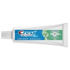 Crest Complete Whitening Scope Minty Toothpaste, Travel Size 0.85 Oz, (24g) - Pack of 4