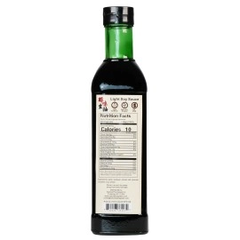 NPG Premium Light Soy Sauce 16.9 Oz, Tamari Lite Dipping Sauce for Sushi, Sashimi, Fish, Dumplings, Noodles, Meat Marinade