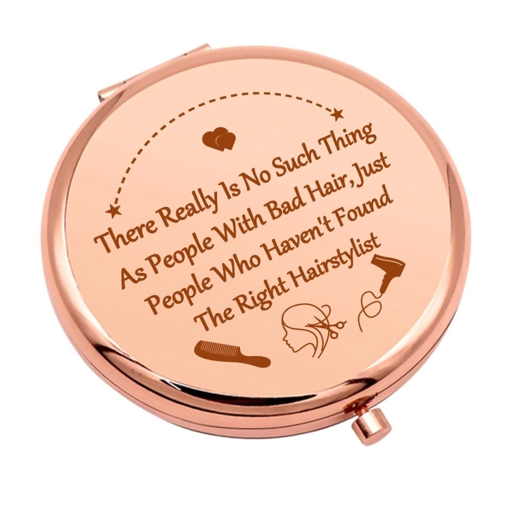 Mwphuy Hairstylist Gift Ideas Hairdresser Gifts for Women Thanks You Gifts Compact Makeup Mirror for Barber Appreciation Gifts Folding Makeup Mirror for Her Birthday Christmas Graduation Gift