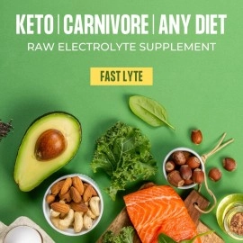 FAST LYTE Fasting Electrolyte Supplement Powder High in Magnesium and Potassium, Fasting Salts K Na Mg Ca + Multimineral Complex, Keto Friendly - Compare to Snake Juice Diet Ingredients
