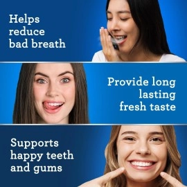 GuruNanda Concentrated Mouthwash, Helps with Bad Breath, Promotes Teeth Whitening, Made with 100% Natural Essential Oils, 1 Bottle Equals 300 Rinse, Fluoride-Free - Mint Flavored (2 oz)