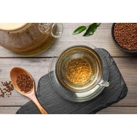 ChagaTeaShop Tartary Buckwheat Tea Premium Grade Roasted Non-GMO, Gluten-Free, Vegan, Caffeine-Free (NET WT 4 OZ (113 G)