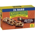 Nature Valley Sweet and Salty Nut Granola Bars, Dark Chocolate Peanut Almond, 24 Bars, 28.8 oz