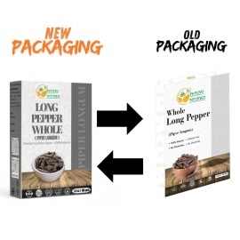 Herbs Botanica Long Pepper Whole Organic Piper Longum Black Peppercorns Pippali Whole Piper Indian Pure Longum Natural Poivre Wholes Dried Quality 3.52 oz / 100gms
