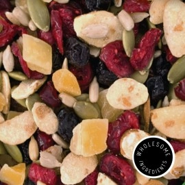 Modern Mill Antioxidant Salad Topper By Gourmet Nut - Mixed Nuts (Almonds), Dried Cranberries & Blueberries, Sunflower Seeds & Pumpkin Seeds - Gluten Free, Low Sodium, Kosher, Plant Protein, 12oz. Bag