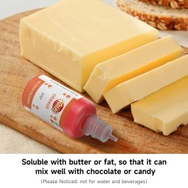 Oil Based Food Coloring, 15ml Large Capacity Food Coloring for Icing, Dye Color for Chocolate Candy Cake, Edible Oil Food Grade Dye for Baking, Fondant & Forsting