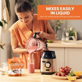 Fit Lane Nutrition Allulose Sweetener 4 LBS - Pure Low Calorie Zero Net Carb Natural Keto Powder With No Aftertaste - Perfect for Baking and Sweetening Your Favorite Foods - Value Size Bag (64 oz)