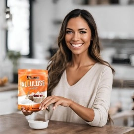 Fit Lane Nutrition Allulose Sweetener 4 LBS - Pure Low Calorie Zero Net Carb Natural Keto Powder With No Aftertaste - Perfect for Baking and Sweetening Your Favorite Foods - Value Size Bag (64 oz)