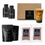 LOCCA Brown Sugar Boba Tea Kit | Bubble Tea Kit for up to 40 Drinks | Black Sugar Syrup Included