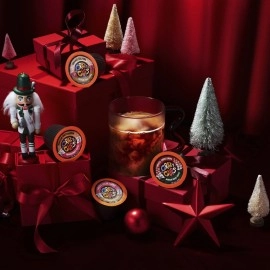 Crazy Cups Christmas Variety Pack of Single Serve Flavored Coffee Pods For Keurig, 30 Count Holiday Gift
