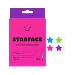 Starface World Party Pack Hydro-Stars, Colorful Hydrocolloid Pimple Patches, Absorb Fluid and Reduce Inflammation, Cute Star Shape (96 Count)