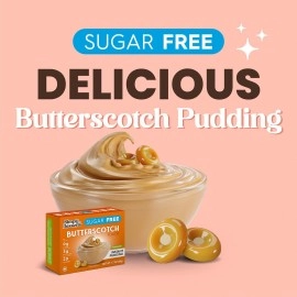 Simply Delish Desserts Instant Delicious Butterscotch 6 Pack Pudding Mix - Delicious Guilt Free Desserts - All Natural, Sugar Free, Non GMO, Gluten Free, Fat Free, & Vegan