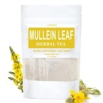 LYCKLIGA - Mullein Leaf Tea, Mullein Herbal Tea for Lung Detox, Mullein Tea for Healthy Respiratory and Bronchial Function (15 Tea Bags)