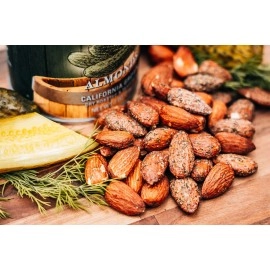 Jake\'s Nut Roasters - Brine & Dill Almonds (2 Pack) - Whole Dry Roasted Seasoned Almonds