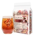  Wu Hong tea 8.81oz (10g25packets) Five red Tea Brown sugar wolfberry red date peanut red bean Combination tea Bag blister Tea bag 250g