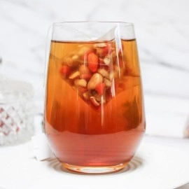  Wu Hong tea 8.81oz (10g25packets) Five red Tea Brown sugar wolfberry red date peanut red bean Combination tea Bag blister Tea bag 250g