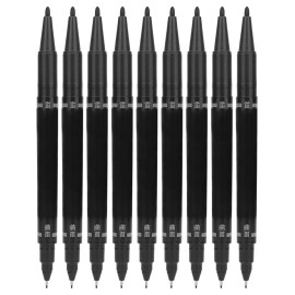Joyzan Tattoo Marking Pen, 10pcs Double End Skin Marker Piercing Positioning Pen Tool Removable Markers Aesthetic Procedures Surgical Stencil Sites Accessories for Men Women Teenage Adult Gifts(Black)