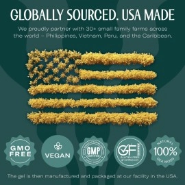 TrueSeaMoss Wildcrafted Irish Sea Moss Gel - Nutritious Organic Raw Seamoss Rich in Minerals, Proteins & Vitamins - Antioxidant Health Supplement, Vegan-Friendly Made in USA (Strawberry, Pack of 1)