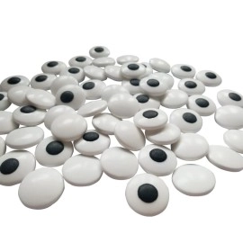 Senchanting 2 Bottles Candy Eyes Eyeballs - Cake Cupcake Toppers - Edible Baking Decorations for Cupcakes, Cakes, Cookies - Halloween, Christmas, Easter, and Edible Art Project Candy (Two Size Mixed)